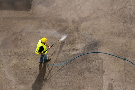 Concrete cleaning enhancements