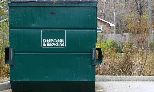 Dumpster Pad Cleaning